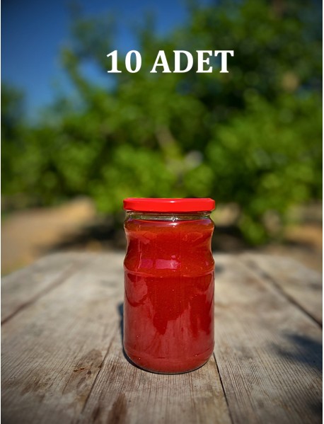 KIŞLIK DOMATES KONSERVESİ (PÜRE) 660ML 10 ADET KIŞLIK DOMATES KONSERVESİ (PÜRE) 660ML 10 ADET